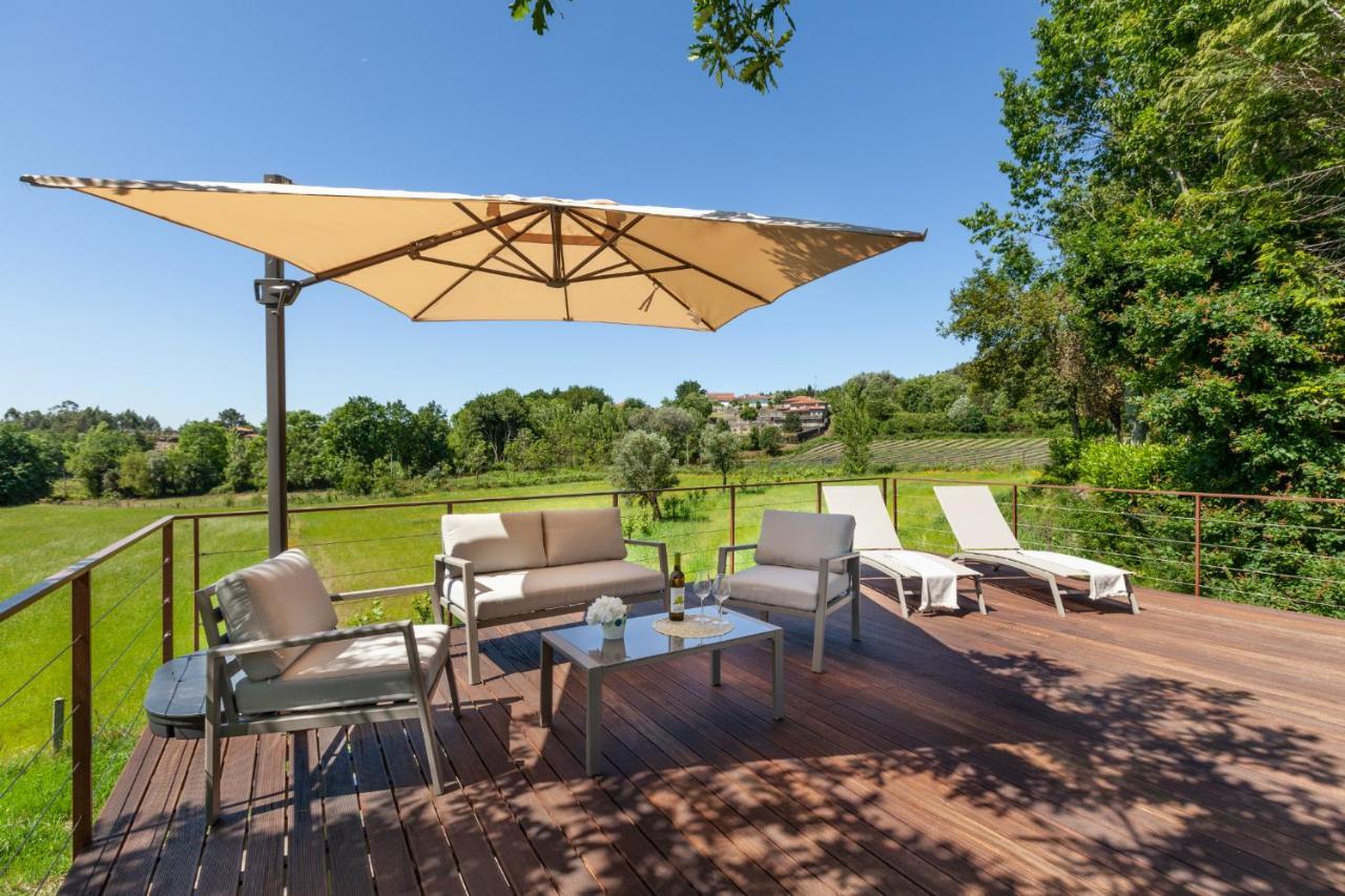 Вилла Casa Do Monte Da Veiga - Minho'S Guest Повуа-ди-Ланьозу Экстерьер фото